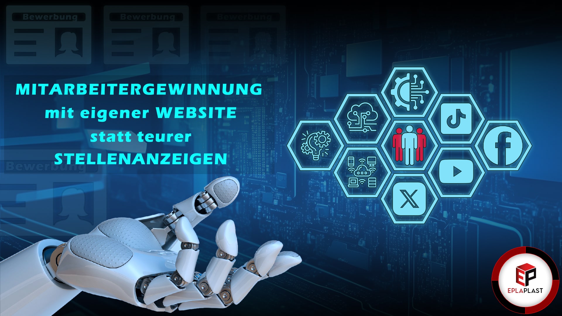 Mitarbeitergewinnung mit eigener Website statt teurer Stellenanzeigen